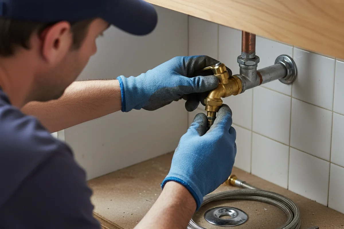 Shutoff valve and fitting work during Faucet and Fixture Repair in Gaffney